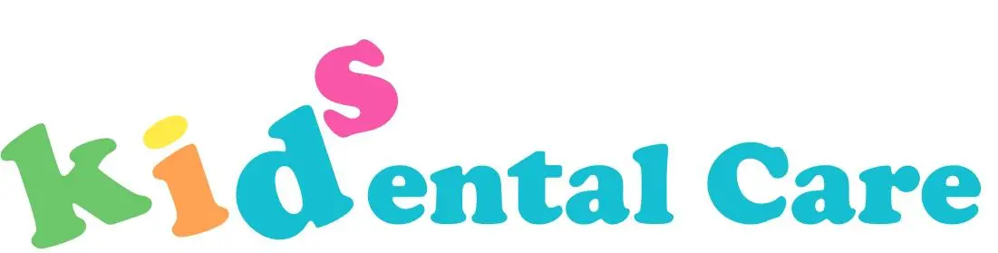 A pink and blue logo for dental care.